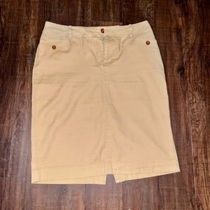 Knee Length Skirt: Ralph Lauren